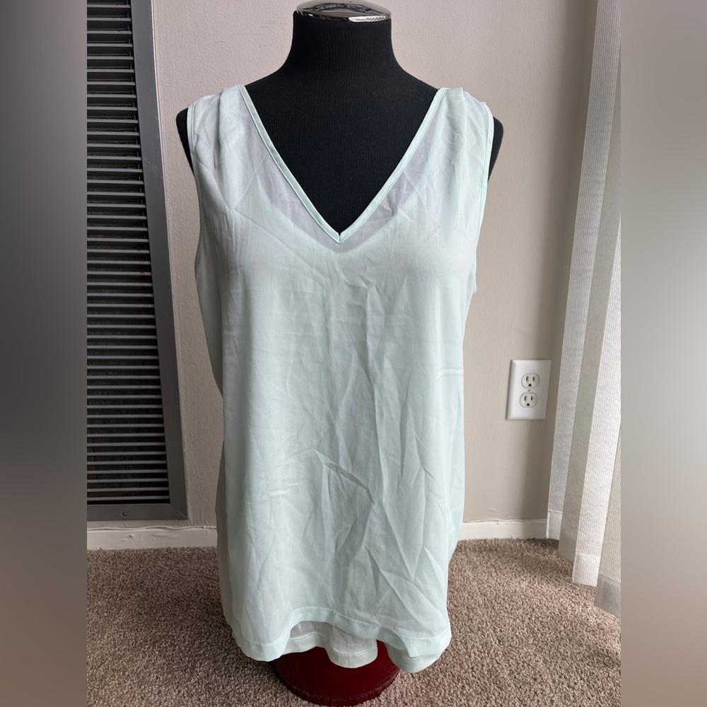 Two Layer Mint Banana Republic Tank